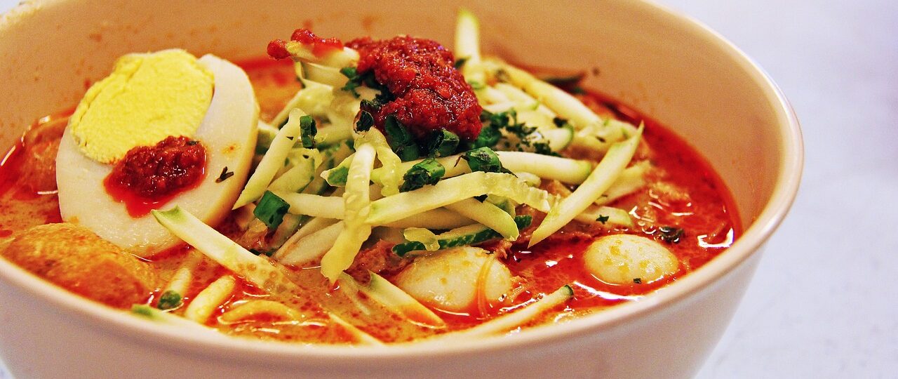 Singapore Laksa - A Spicy Noodle Delight