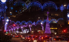 Orchard Road during Christmas