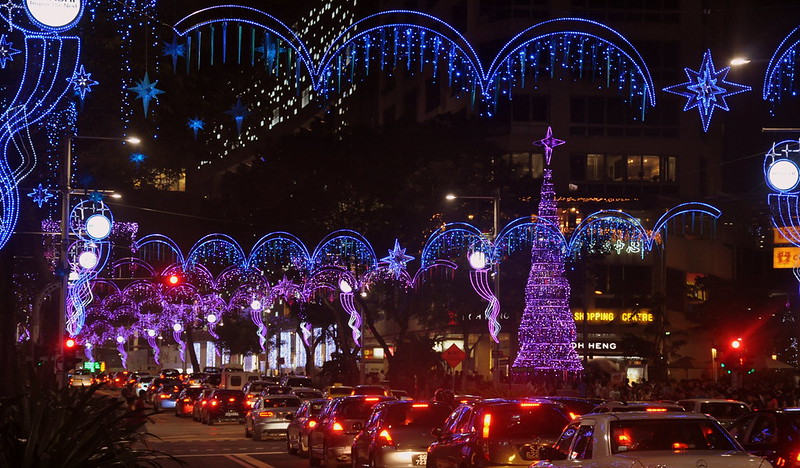 Orchard Road during Christmas