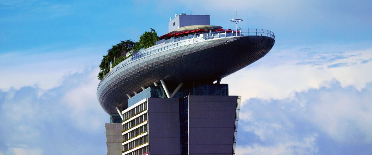 the skypark of the marina bay sands